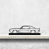 Firebird 1969 Silhouette Metal Art Stand